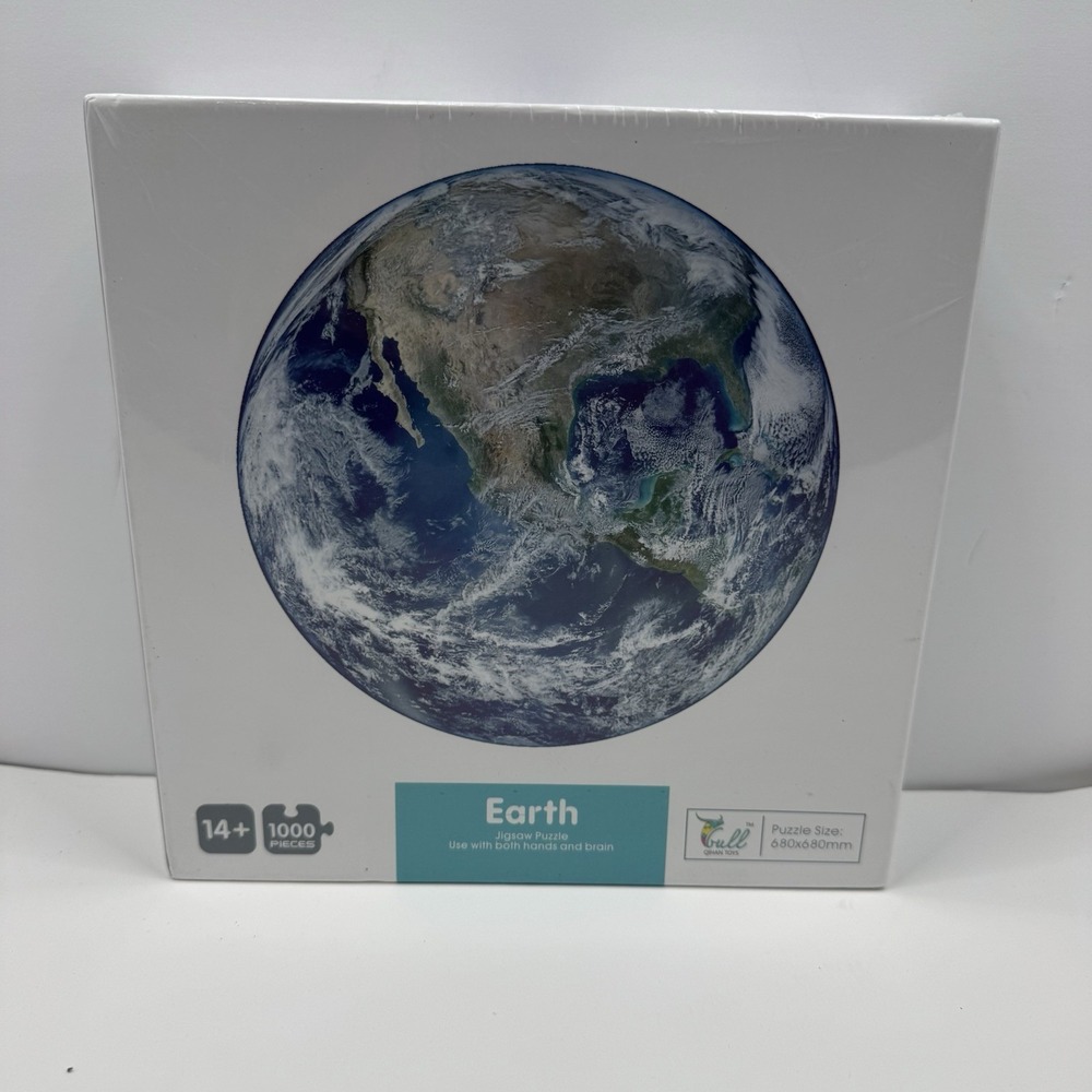 Jigsaw Puzzle Planet Earth  Adults Kids 1000 Pcs. New Sealed BNIB